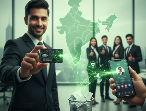 The 2026 Comprehensive Guide to Digital Business Cards in India: Why the Paper Era is Over?